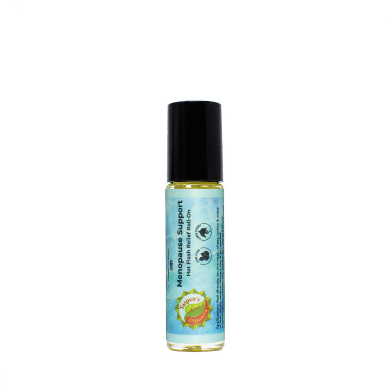 Hot Flash Aromatherapy Organic Menopause Support Essential Oil Rolll-on