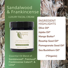 Sandalwood & Frankincense Luxury Facial Cream